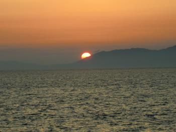 夕日 夕日