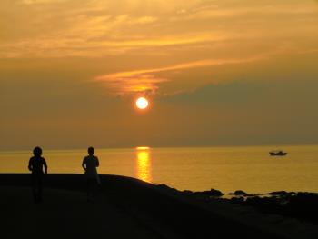 夕日 夕日