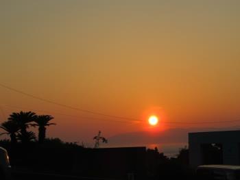 夕日 夕日
