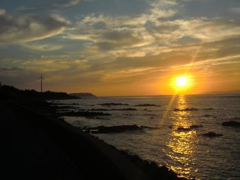 夕日 夕日