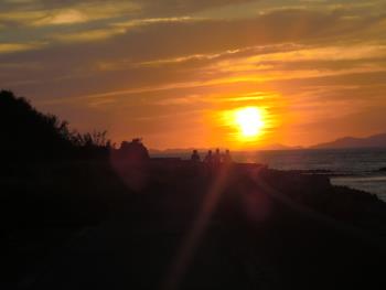 夕日 夕日