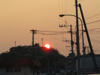 夕日 夕日