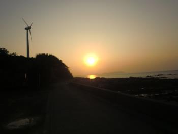 夕日 夕日