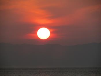 夕日 夕日