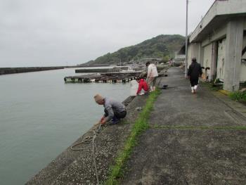 イカダ作り イカダ作り